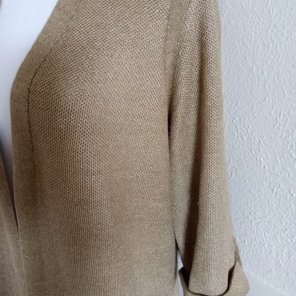 Talbots Gold Cardigan Sweater - Picture 7 of 10